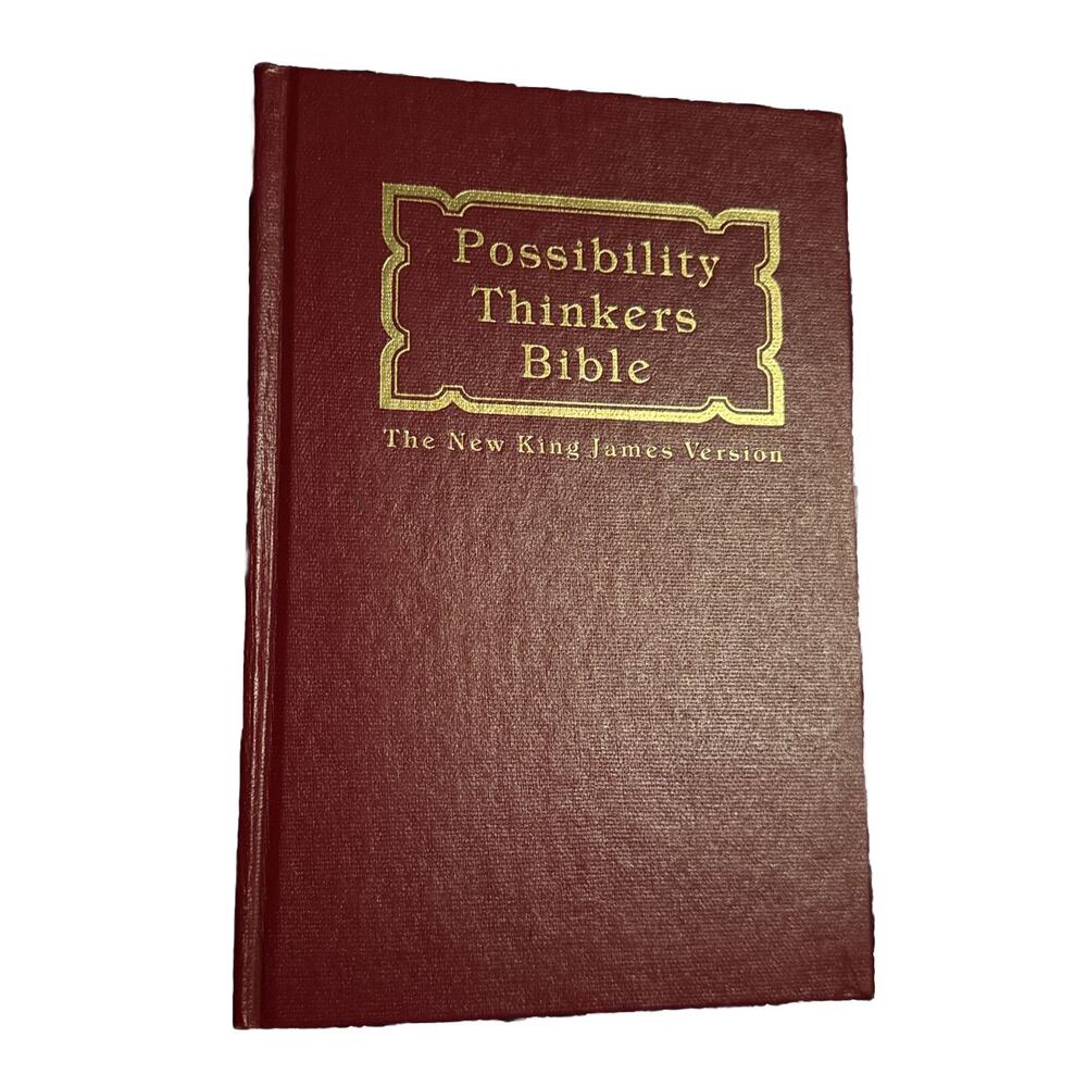Possibility Thinkers Bible New King James Version Red Hardcover‎ 1984 Religion